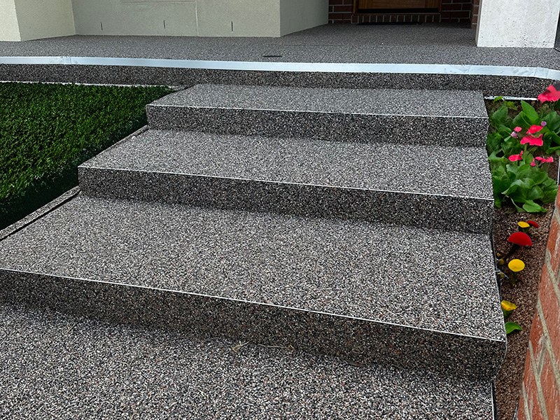 Permeable Paving Serviced on a Staircase